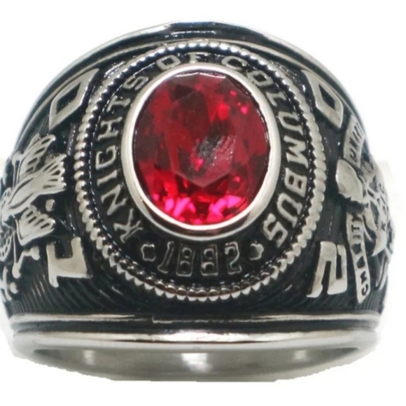 New Knights of Columbus ring Choose Red Or Blue - Picture 3 of 3